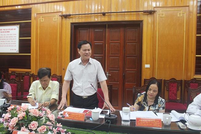 Chủ tịch Hội NCT tỉnh Bắc Giang phát biểu