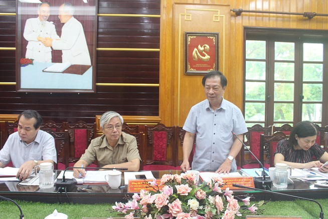 Chủ tịch Hội NCT tỉnh Thanh Hóa phát biểu